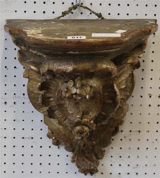 Gilt wall bracket - Georgian